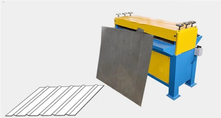 Galvanized Sheet Plate Square Duct Electric Beading Roller Machine